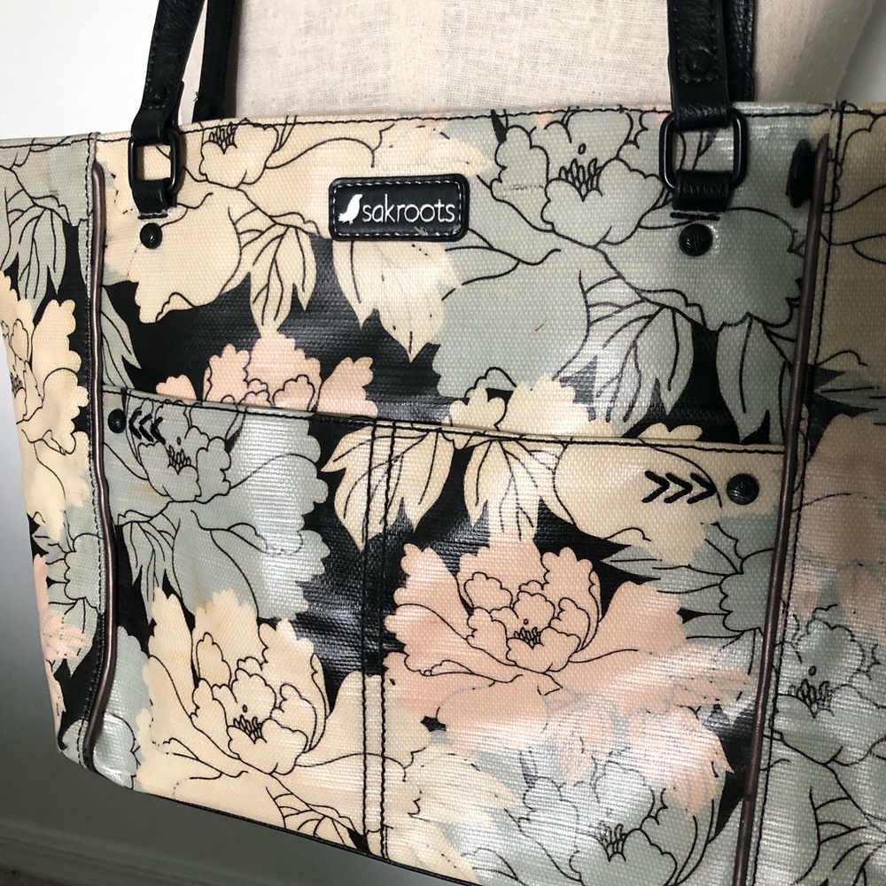 Sakroots Floral Oil Cloth Tote